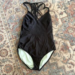Prana black one piece | size M